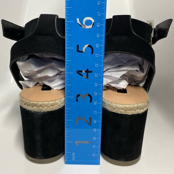 Kensie Platform Sandals - black (New) - Picture 4 of 6